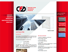 Tablet Screenshot of cfdistribution.fr